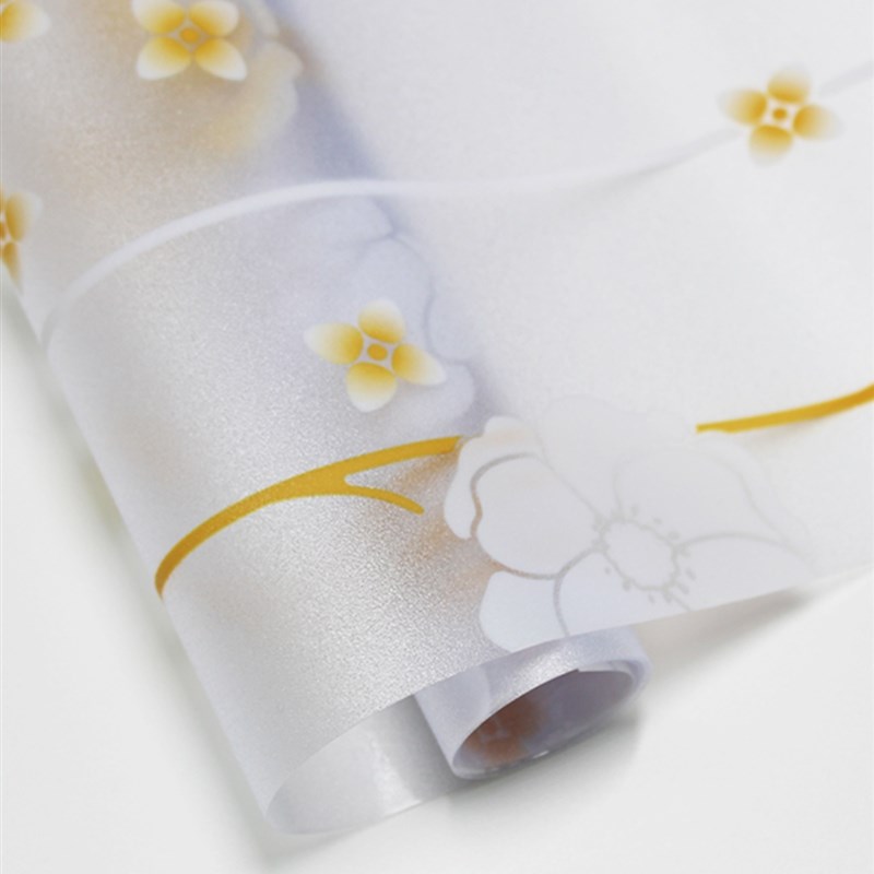 窗贴防走光透光不透明化妆室浴室玻璃防窥遮光窗花纸磨砂贴膜