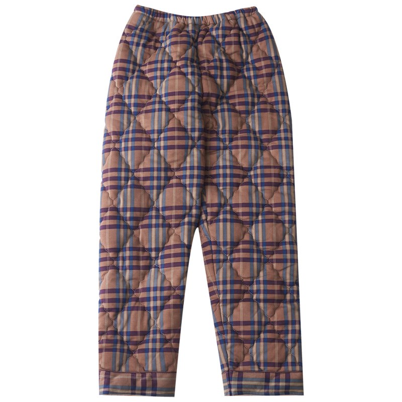 睡衣女秋冬款加厚纯棉夹棉大码宽松单件上衣可外穿冬季全棉家居服