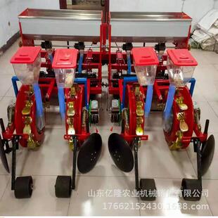 免扣膜玉米膜上点播机两行花生播种覆膜机油葵大豆施肥播种机