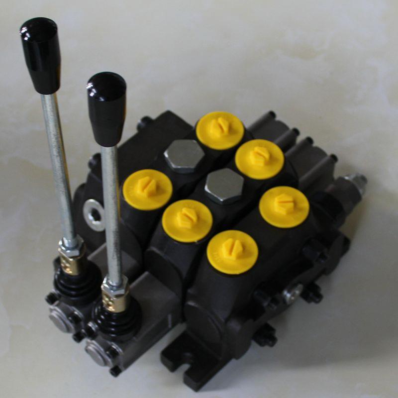 山东产DCV100多路手动换向阀 山东华盛铸铁液压阀供应厂家直供