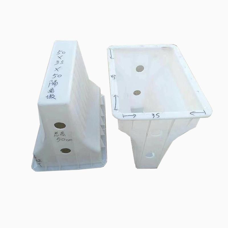 水泥隔离墩模具 公路交通隔离塑料模具 交通防护栏防撞混凝土模具