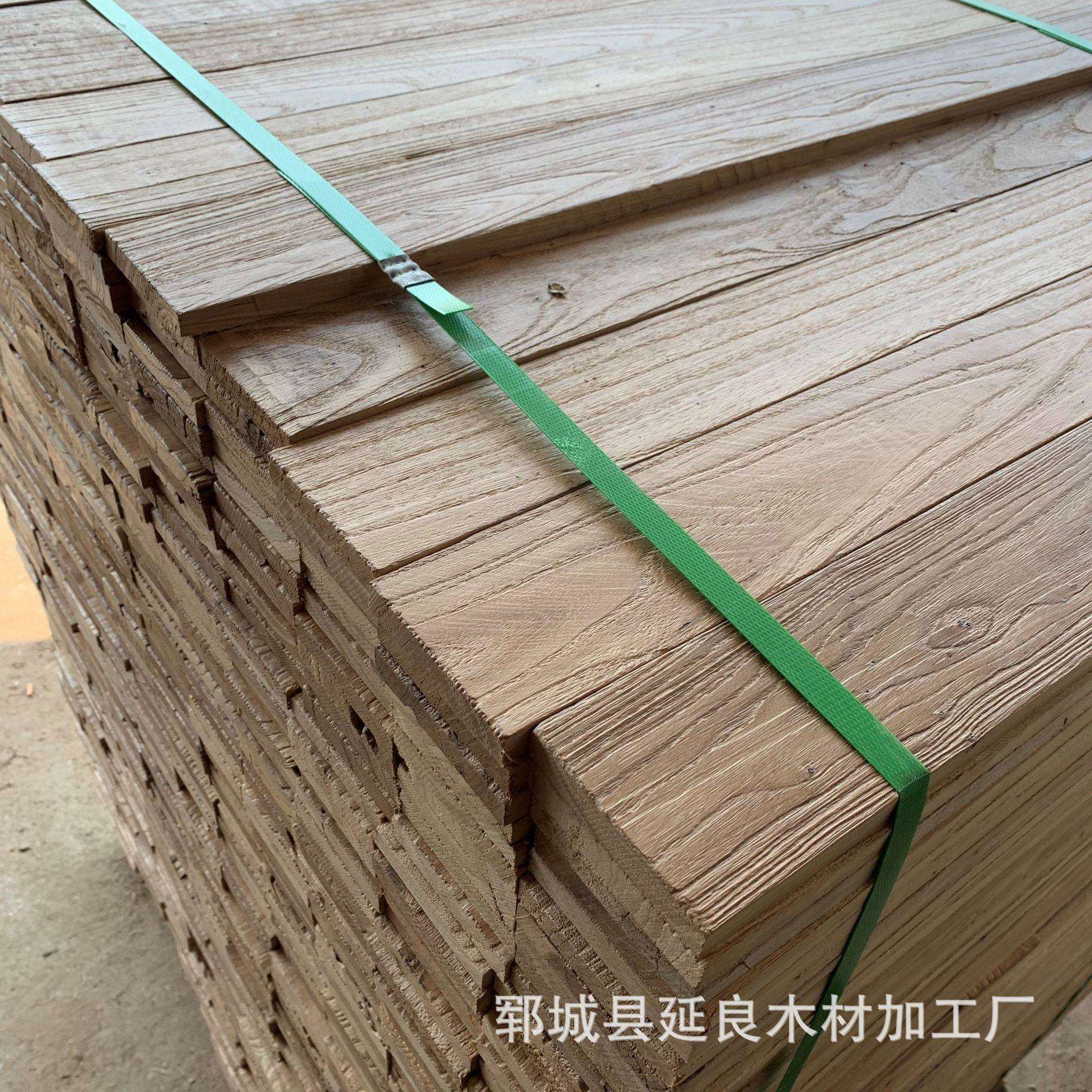 产地货源供应老榆木板材纹理清晰榆木装修板材老榆木拼板规格多样