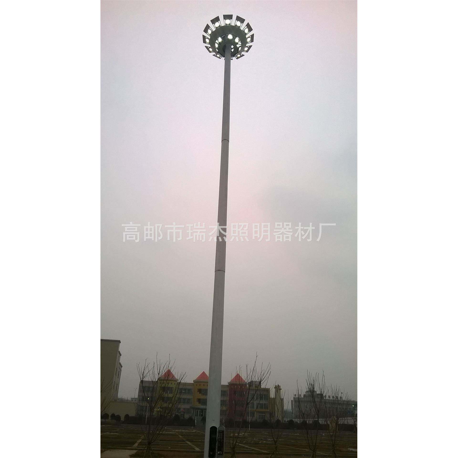 厂家直供LED杆灯灯杆照明户外足球场广场升降式爬梯式路灯生产