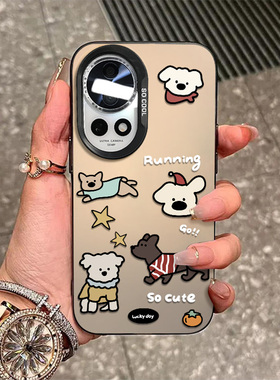 穿衣小狗适用华为nova12ultra手机壳新款nova13pro高级nova11se英文nova9pro可爱nova8保护套7se卡通6男女5