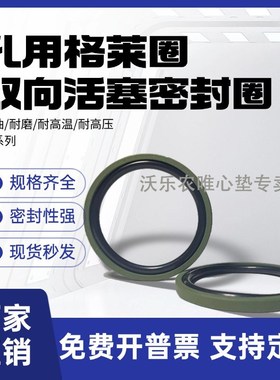 绿色进口孔用格莱圈STD/GSF/xOE/RD/BSF耐高温组合密封圈油封大全