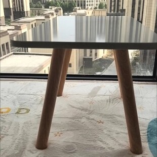 石英石大理石灶台改装小飘窗茶几桌腿增J加高架配件实木质免打孔