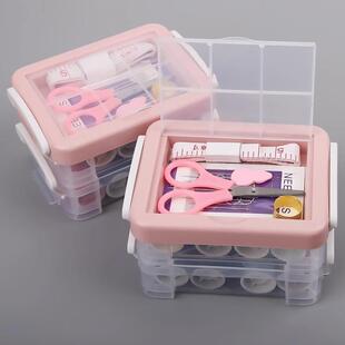 家用便携多功能学生宿舍小型手缝针线包缝补工具家用 针线盒套装