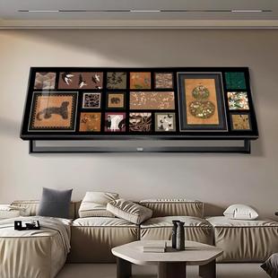 中古风电表箱装饰画窄长条壁画大尺寸遮挡强弱电源电闸配电箱挂画