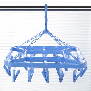 袜架衣挂衣服晒晾衣架室内晾衣架干湿两用挂衣架晾晒 衣架晾衣夹裤