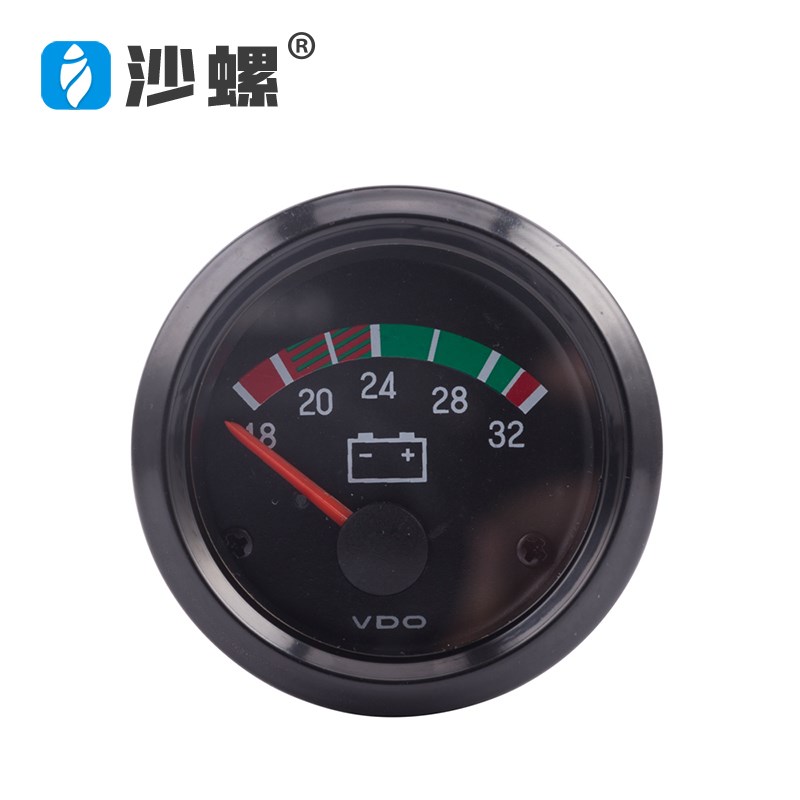 柴油发电机组VDO指针式电压表12V24V推土机挖掘机电池电压仪表