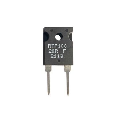 TO247封装大功率精密取样高频平面厚膜无感电阻100WR1 5R10R20R欧