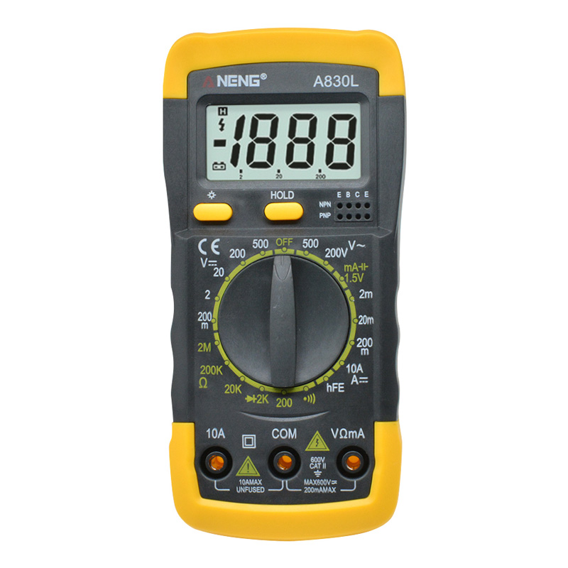 A830L万用表 手持式数字万用表 电流表 电压表 高精度数显表830B