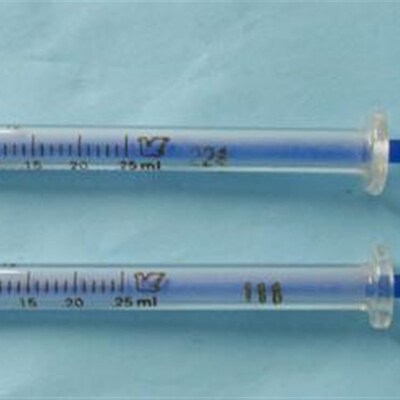 加厚型1ml/1毫升玻璃兰芯针筒/1ml兰心玻璃针管