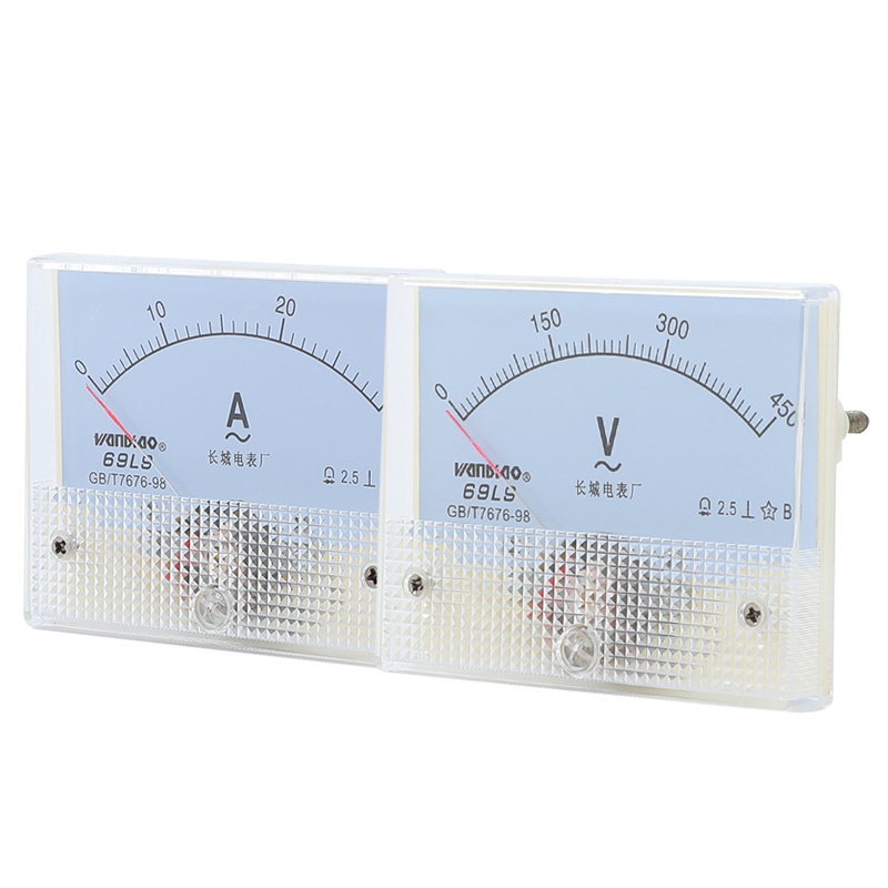 69l9交流电流电压表指针式450V 1A 2A 3A 5A 10A 15A 20A 30A 50A