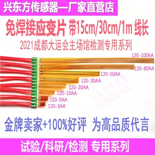 免焊应变片/免焊应变计/免焊钢筋应变片/混凝土应变片/120-3AA