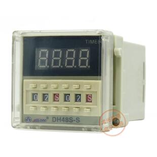 含底座 DH48S 220V 循环数显电子时间继电器控制器