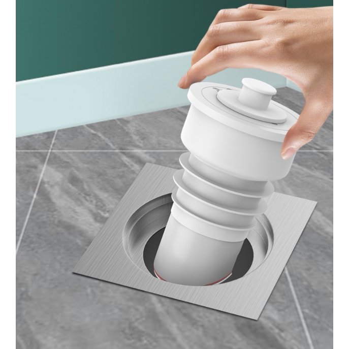 下水管防返臭神器密封塞厨房洗衣机排水管防臭密封圈下水道堵口器