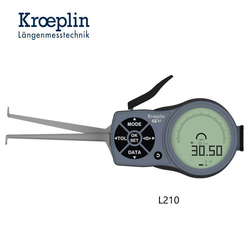 KROEPLIN数显内径测量卡规电子内卡规L210