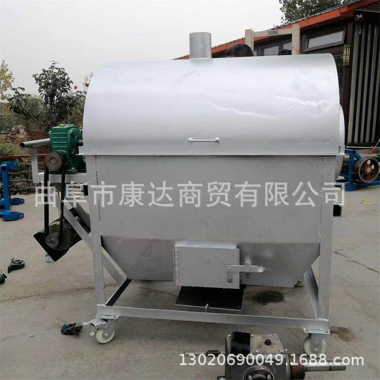 滚筒炒货翻炒机小型翻炒设备炒花生芝麻核桃机不锈钢炒货机