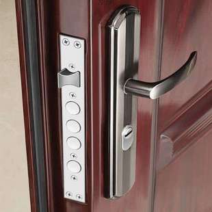 室内房门锁 防盗门门锁家用通用型门把手面板上提反锁大门锁具套装