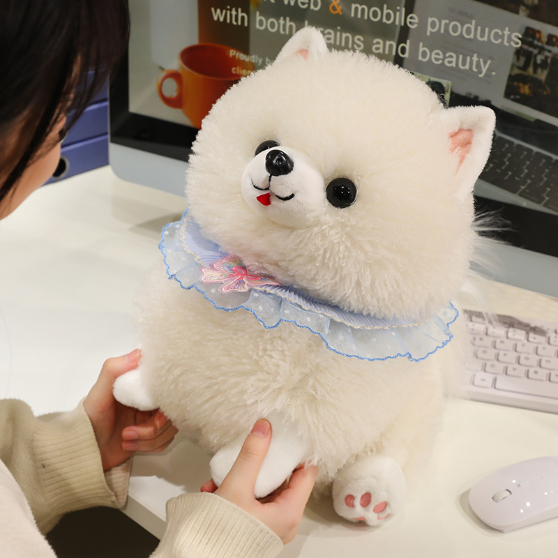 艾昕可爱狗狗毛绒玩具