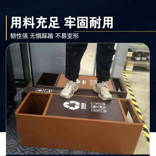 户外垃圾桶不锈钢分类垃圾箱室外果皮箱公园景区室外环卫桶