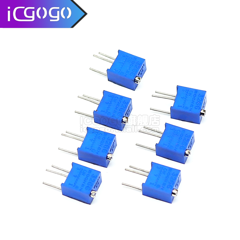 3266W多圈精密电位器可调电阻100R500R1K2K5K10K20K50K100K200K1M