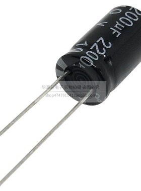 电解电容 10V2200uF 体积10*17MM 直插优质铝电解电容器 10V2200