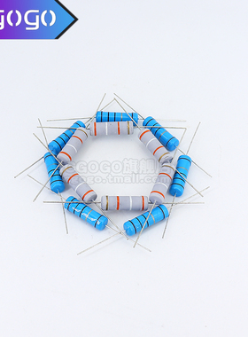 5W直插电阻 30K33K36K39K43K47K51K56K62K68K75K82K 千欧 1%5%