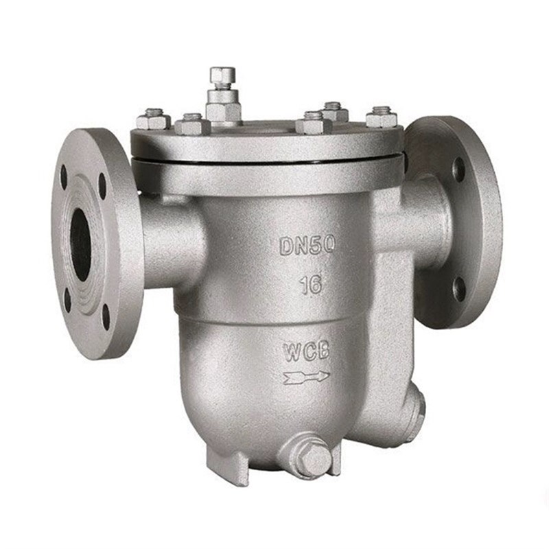 铸钢法兰蒸汽疏水阀CS41H自由浮球式高温丝扣疏水器DN254V0508010