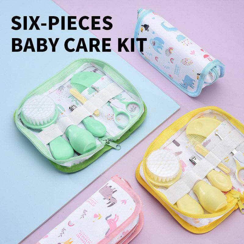 新品婴儿护理布袋套装吸鼻器指甲剪卡通套日常清洁用品护理包