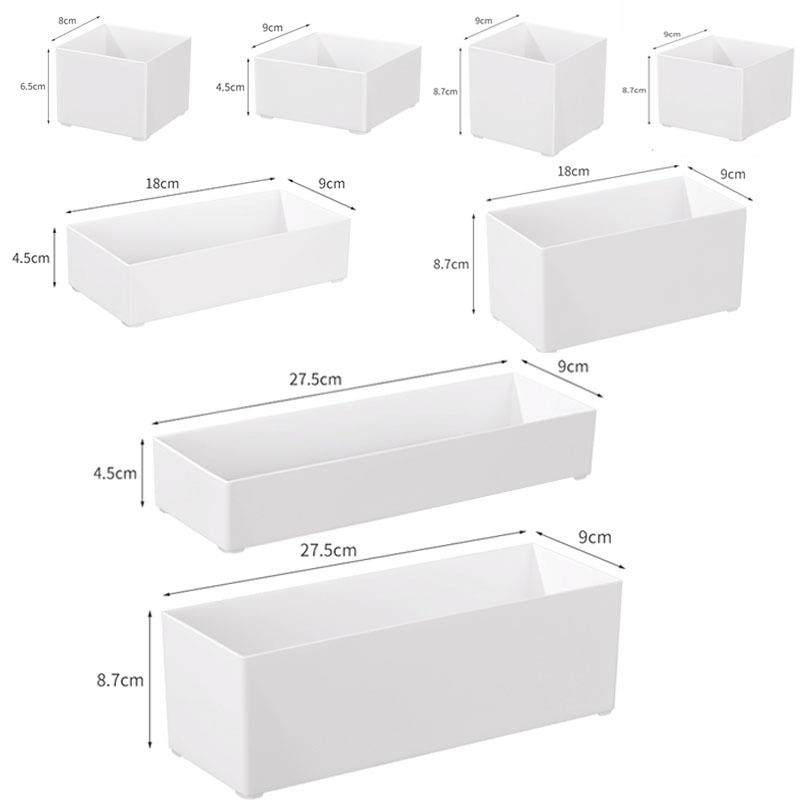 其他收纳盒厨房抽屉内置分格分隔厨具餐具叉筷勺文具化妆品储物盒