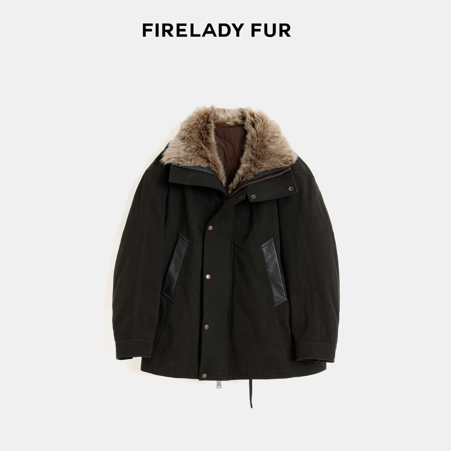 【CHIC PARKA】付智恩 星辰之颂 进口托卡毛领90鹅绒派克皮草外套