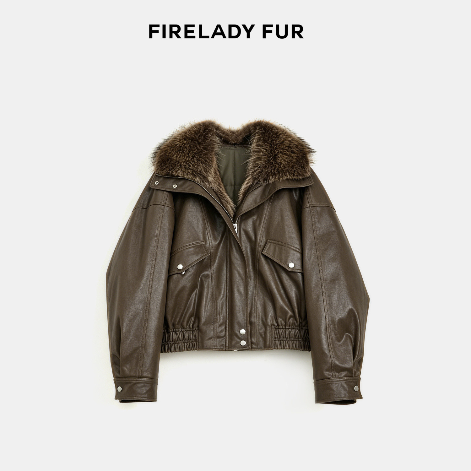 【CHIC PARKA】付智恩 暮色倒影 可拆卸貉子毛领90鹅绒皮草派克服
