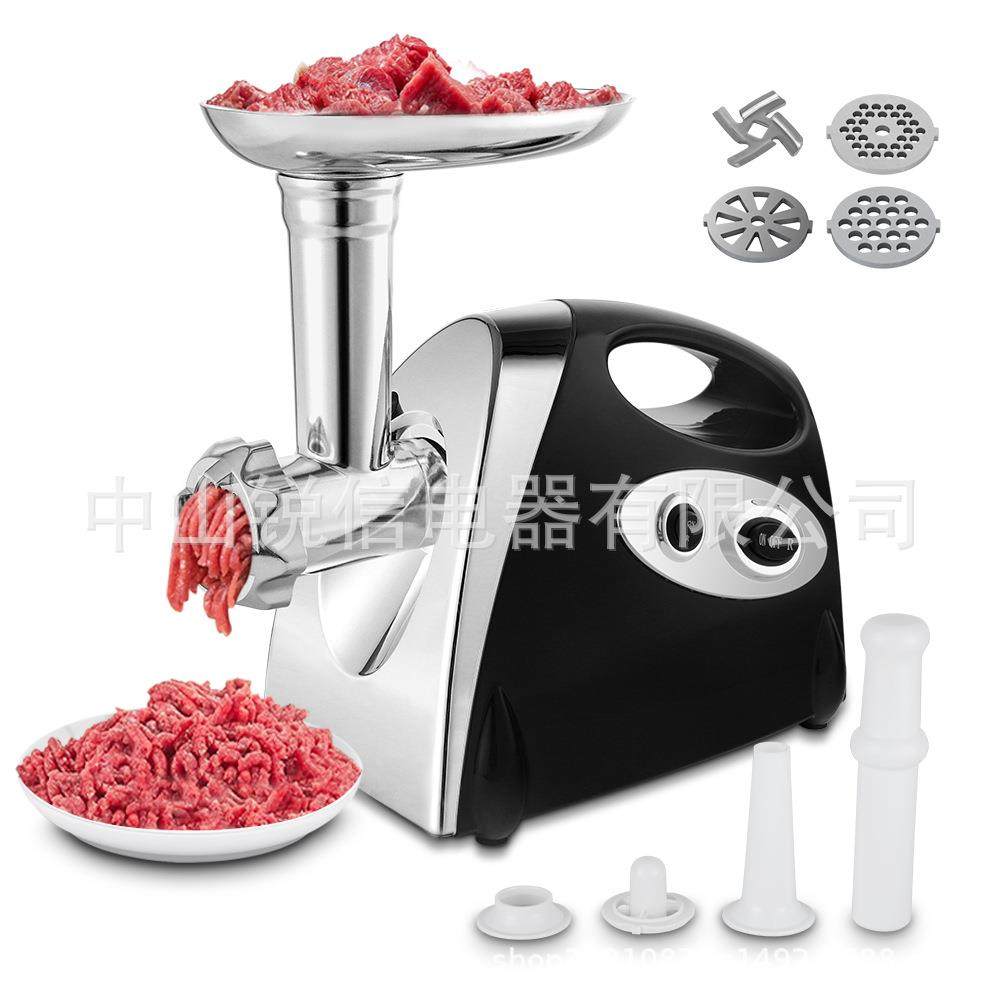 跨境绞肉机家用电动多功能碎肉机全自动绞肉打蒜泥辣椒酱灌肠机