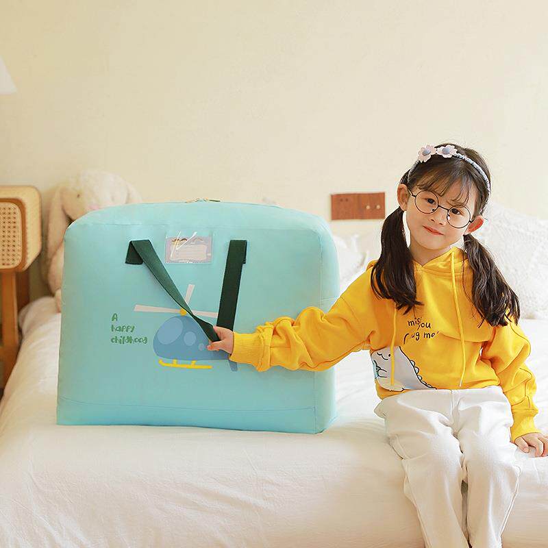 幼儿园被子收纳袋加厚牛津布整理棉被被褥手提打包袋子装衣服行李