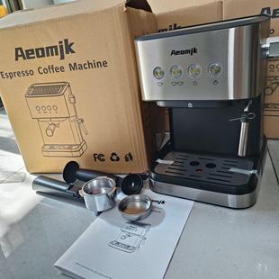 跨境coffee 半自动咖啡机浓缩高压萃取打奶泡咖啡机 machine意式