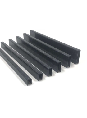 黑色码钉黑胶马钉422J钉枪黑色钉气动门型钉408J410J413J416J419J