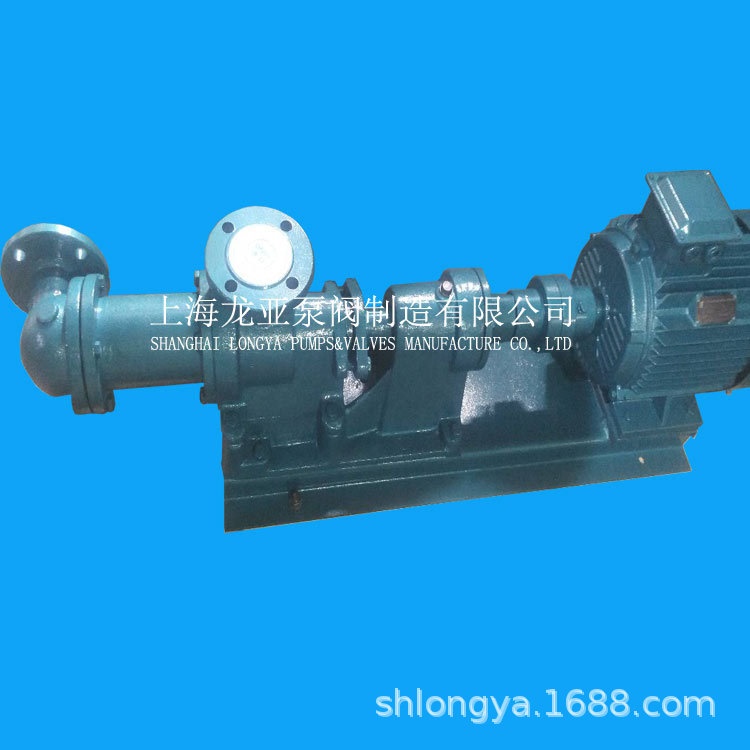 供应I-IB2寸F法兰式螺杆泵 耐腐耐磨自吸浓浆泵