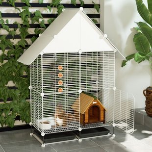 蜜袋鼯笼子专用四季仓鼠用品小宠笼子47配件别墅防越狱松鼠饲养箱