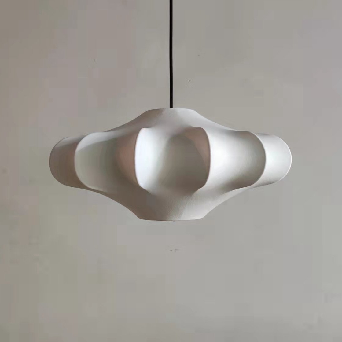 现代简约客厅床头卧室灯具北欧民宿艺术创意楼梯装饰蚕丝吊灯