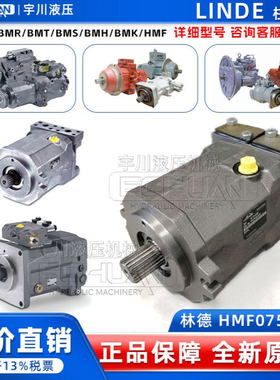 Linde林德HMF075-02 0001柱塞泵CYX292N00573马达HMF043/050/075