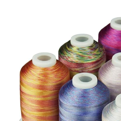 段染绣花线家用工业绣花机用绣花线法式绣花线embroidery thread