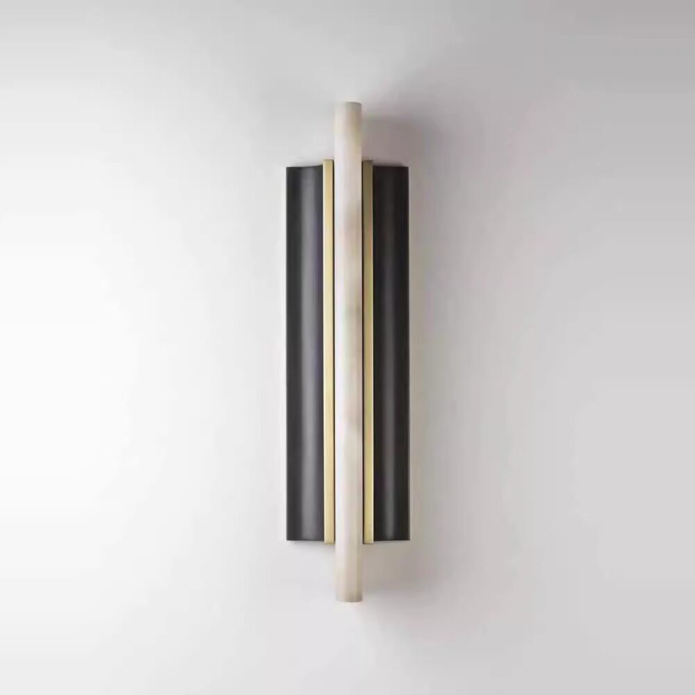 现代轻奢云石壁灯卧室客厅装饰墙灯酒店售楼处大堂过道楼梯长壁灯