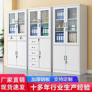 文件柜办公室铁皮柜凭证柜储物柜收纳铁皮矮柜财务室资料柜档案柜