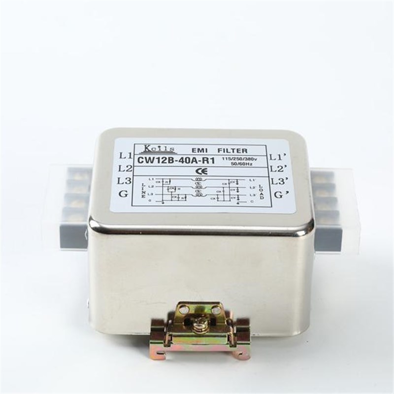 KEILS电源滤波器  CW12B-10A/20A/30A-R三相三线端子台导轨式滤波