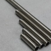 304不锈钢4分dn15双外丝管件延长管加长对丝延长水管钢管接头家用