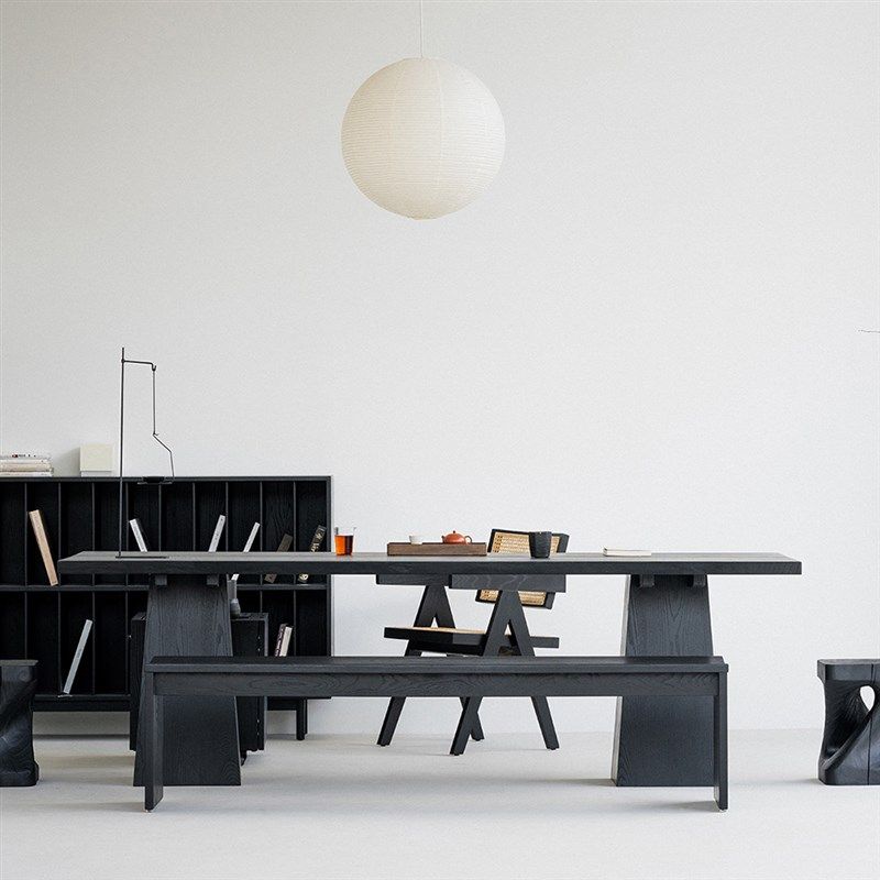 叁几 侘寂风实木餐桌家用客厅大长书桌白蜡木碳化大板茶桌工作台,住宅家具,家用茶台/茶桌,淘宝优惠券,粉丝福利购,淘宝优惠卷