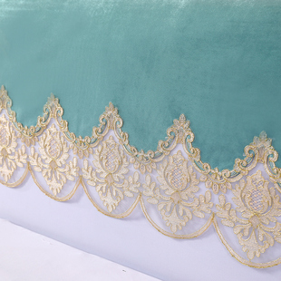 床头盖布防尘布盖巾布艺床头罩防尘罩防尘套床头后背巾遮盖布简约