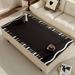 茶几垫桌垫防油防水免洗轻奢高级感桌布客厅防烫皮革长方形台面垫